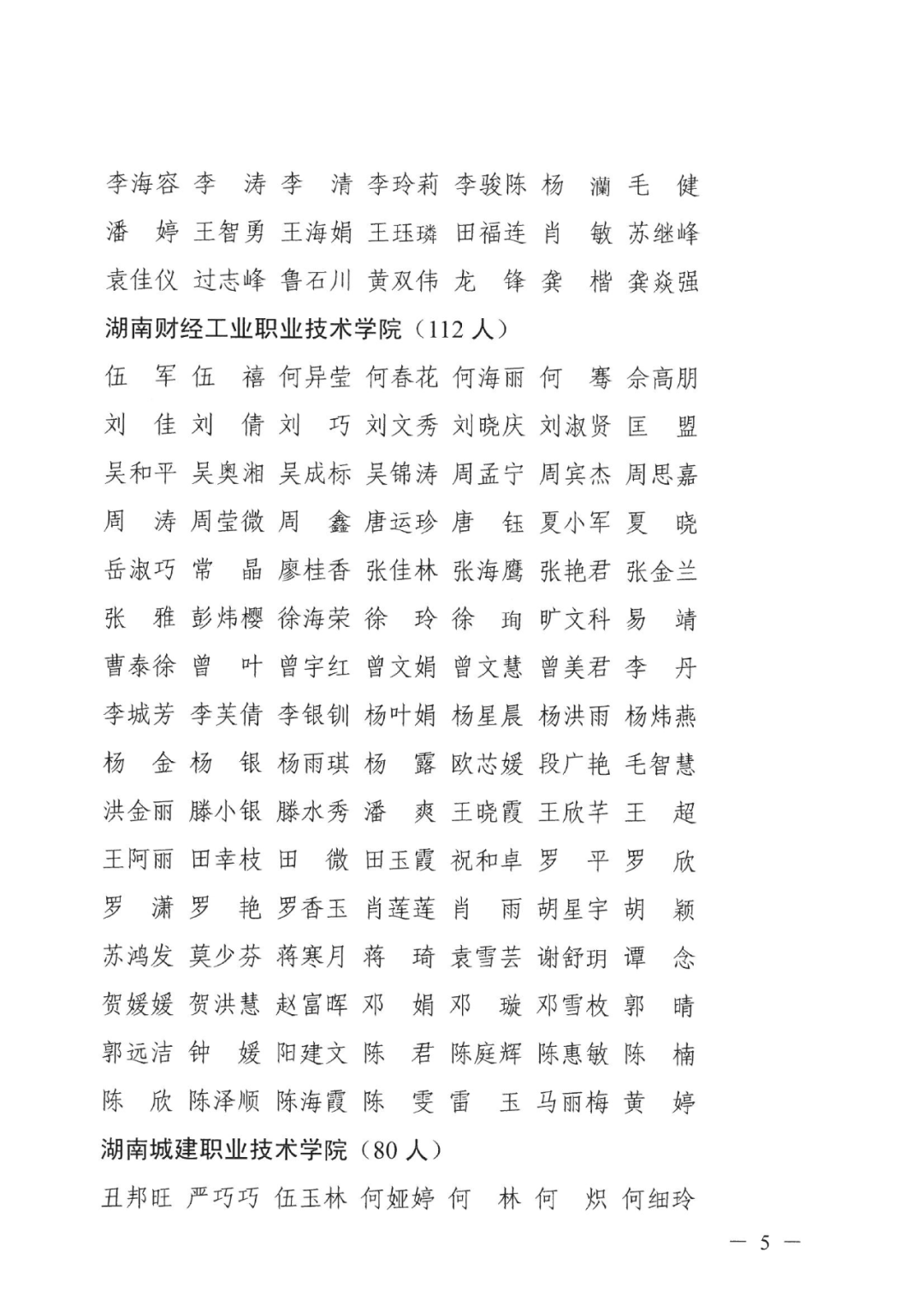 2022年湖南“專升本” 省內(nèi)生源建檔立卡畢業(yè)生報考資格審核結果的公示(圖5)