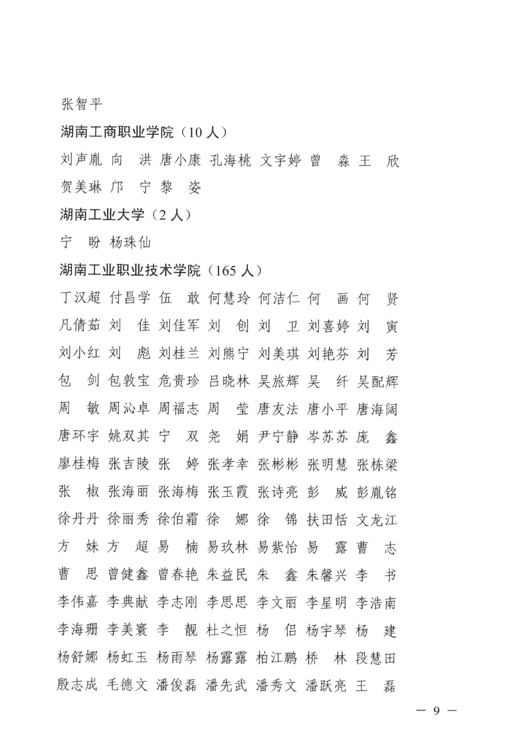 2022年湖南“專升本” 省內(nèi)生源建檔立卡畢業(yè)生報考資格審核結果的公示(圖9)