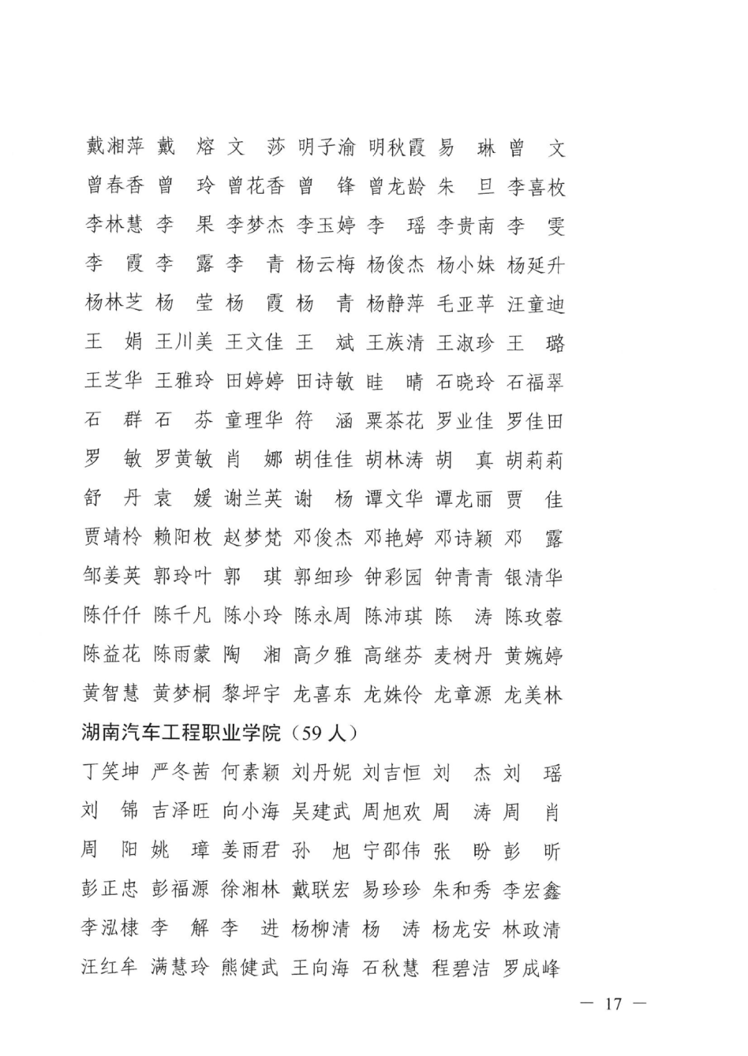 2022年湖南“專升本” 省內(nèi)生源建檔立卡畢業(yè)生報考資格審核結果的公示(圖17)