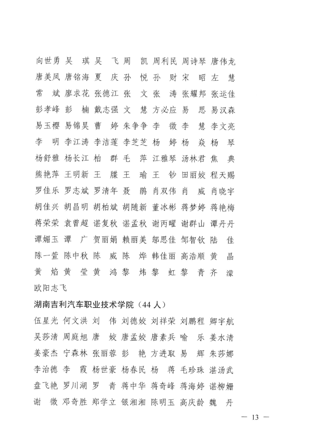 2022年湖南“專升本” 省內(nèi)生源建檔立卡畢業(yè)生報考資格審核結果的公示(圖13)