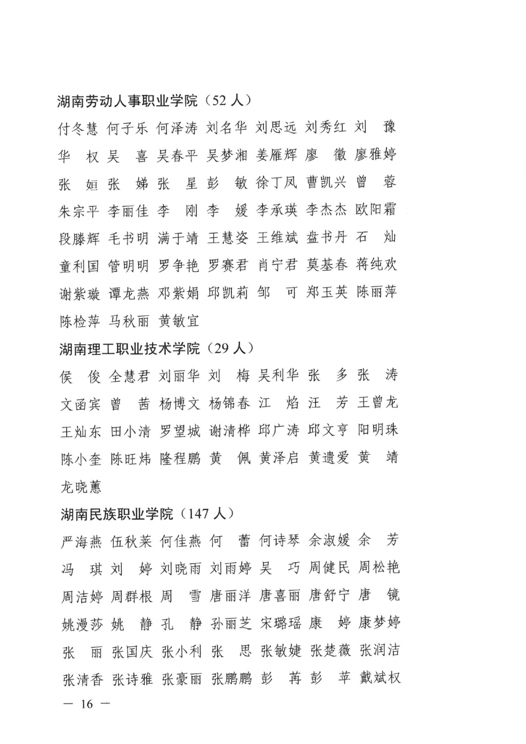 2022年湖南“專升本” 省內(nèi)生源建檔立卡畢業(yè)生報考資格審核結果的公示(圖16)