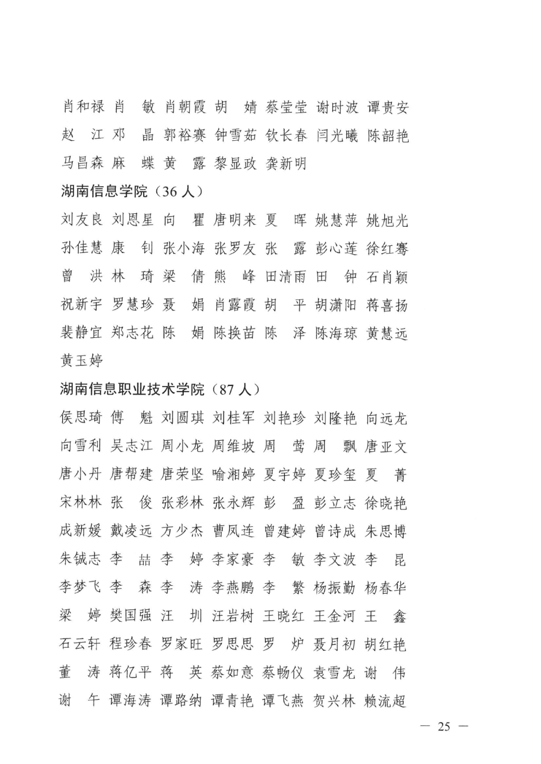 2022年湖南“專升本” 省內(nèi)生源建檔立卡畢業(yè)生報考資格審核結果的公示(圖25)