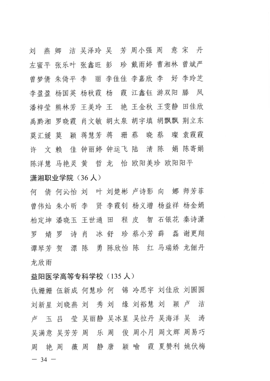 2022年湖南“專升本” 省內(nèi)生源建檔立卡畢業(yè)生報考資格審核結果的公示(圖34)