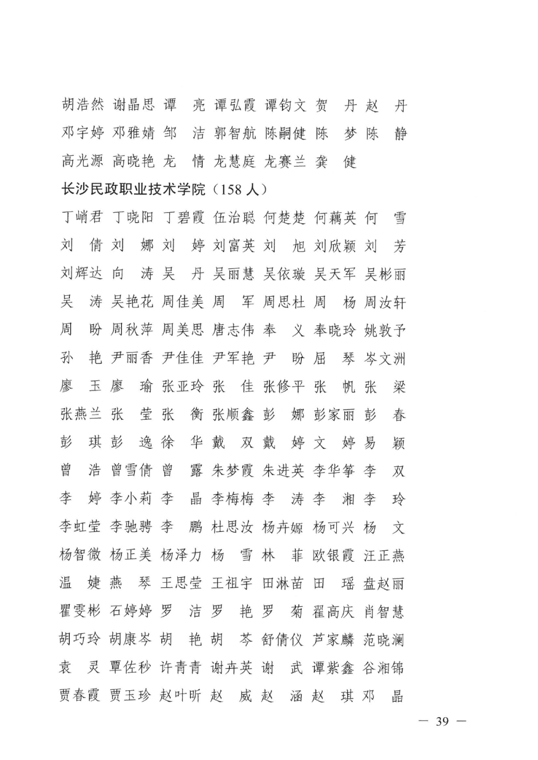 2022年湖南“專升本” 省內(nèi)生源建檔立卡畢業(yè)生報考資格審核結果的公示(圖39)