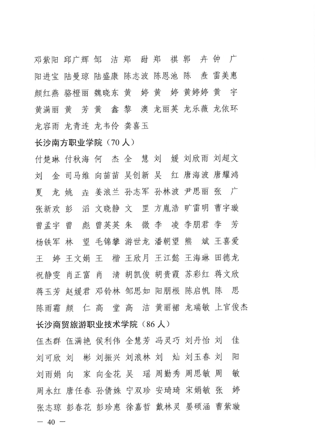 2022年湖南“專升本” 省內(nèi)生源建檔立卡畢業(yè)生報考資格審核結果的公示(圖40)