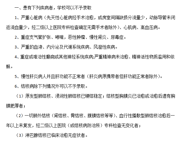 湖南專升本入學后體檢不合格 會被退學嗎？