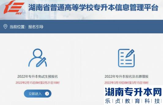 湖南普通專升本報名流程圖文詳解