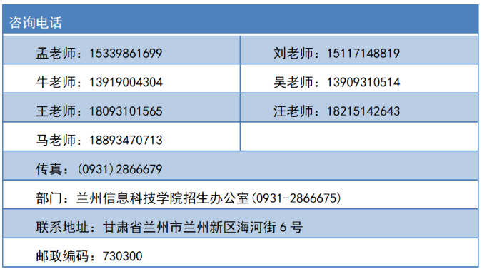 2023年蘭州信息科技學院專升本統(tǒng)一考試招生簡章發(fā)布！