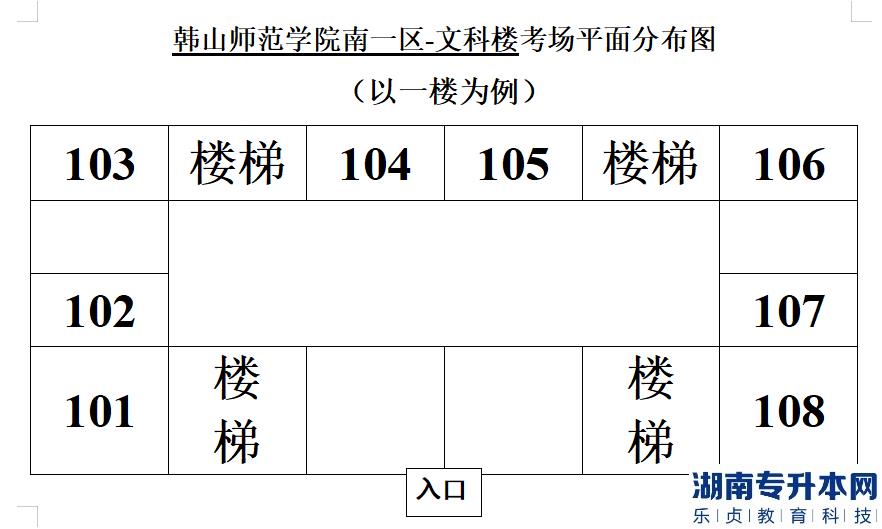 廣東2023年普通專升本考試韓山師范學院考點考生須知(圖4)