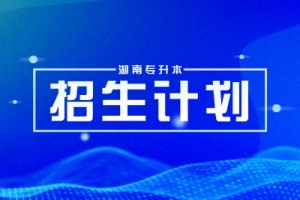 2024年吉首大學(xué)張家界學(xué)院專升本招生計劃公示