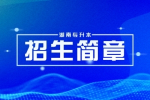 2024年湖南工商大學(xué)專升本招生簡章